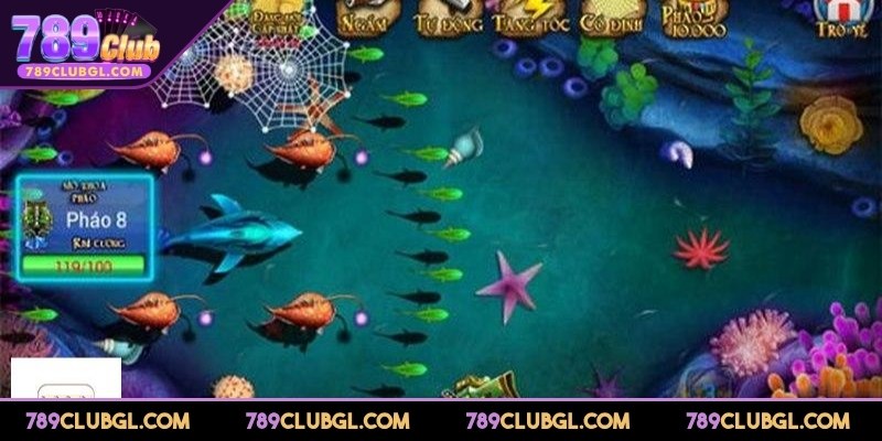Rất nhiều loại vũ khí đặc biệt khi chơi game bắn cá bingo