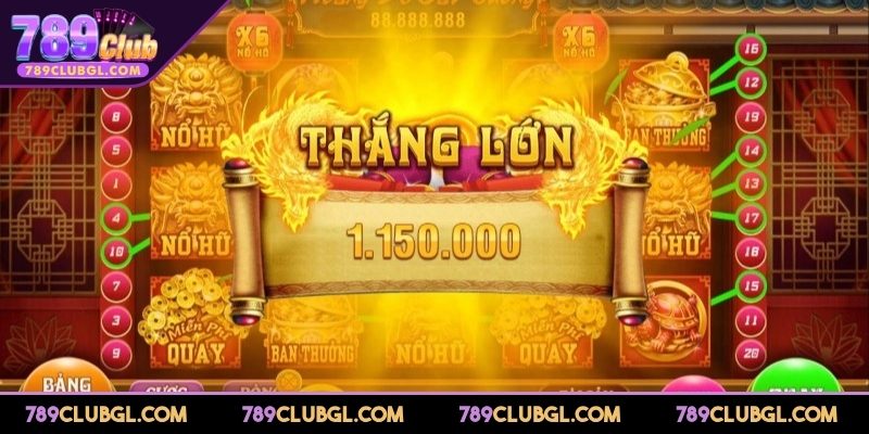 Các vòng quay được kích hoạt trùng khớp khi có tổ hợp